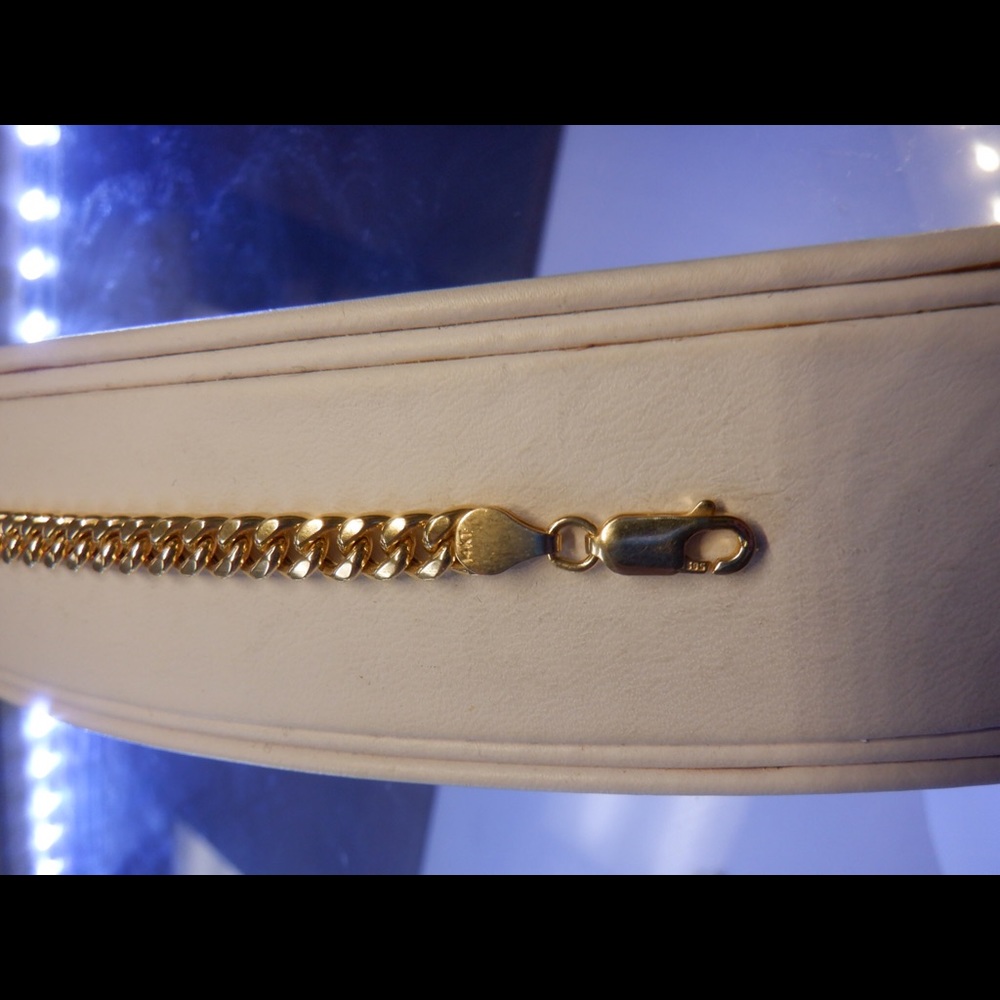 New 14k yellow gold cuban link brand new - Picture 3 of 7